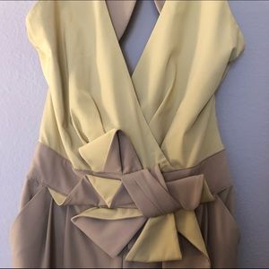 Yellow Beige Super Chic Jumpsuit